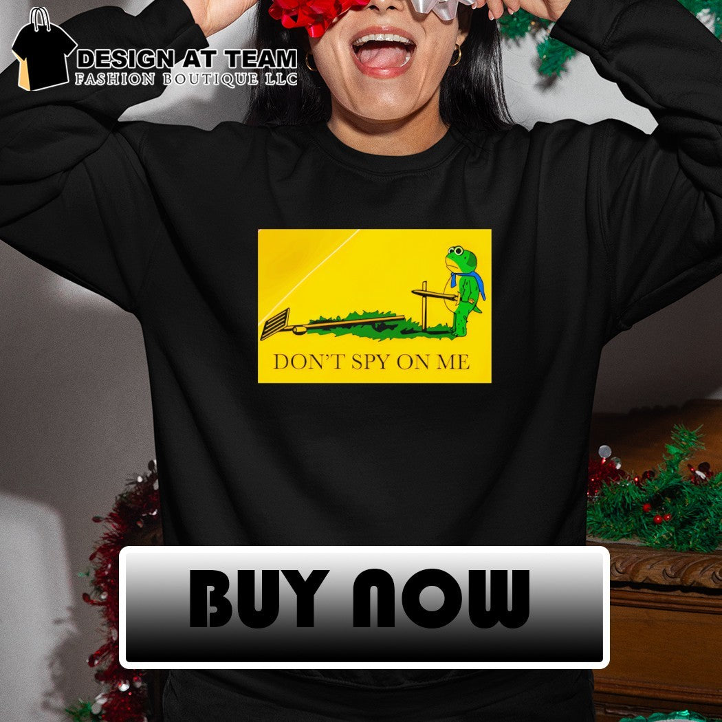 Portland Frog Anti Flock camera don’t spy on me shirt