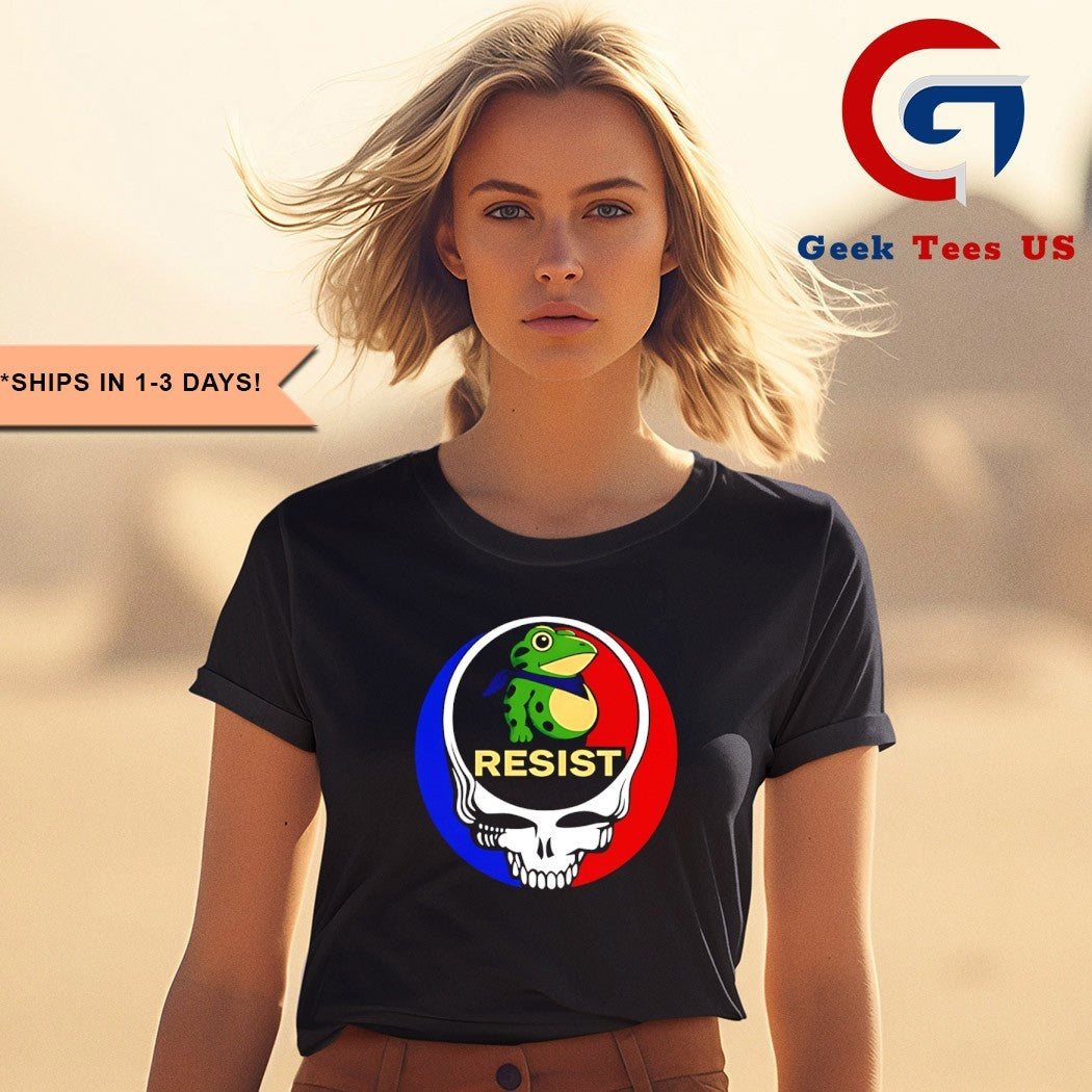 Portland Frog Grateful Dead Steal Your Face Ice Out Resist shirt