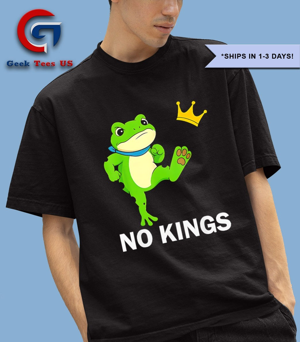 Portland Frog Protest kick out no kings shirt