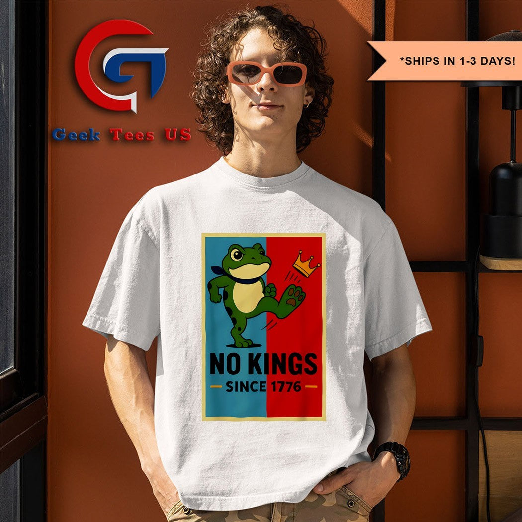 Portland Frog Protest kick out no kings since 1776 shirt