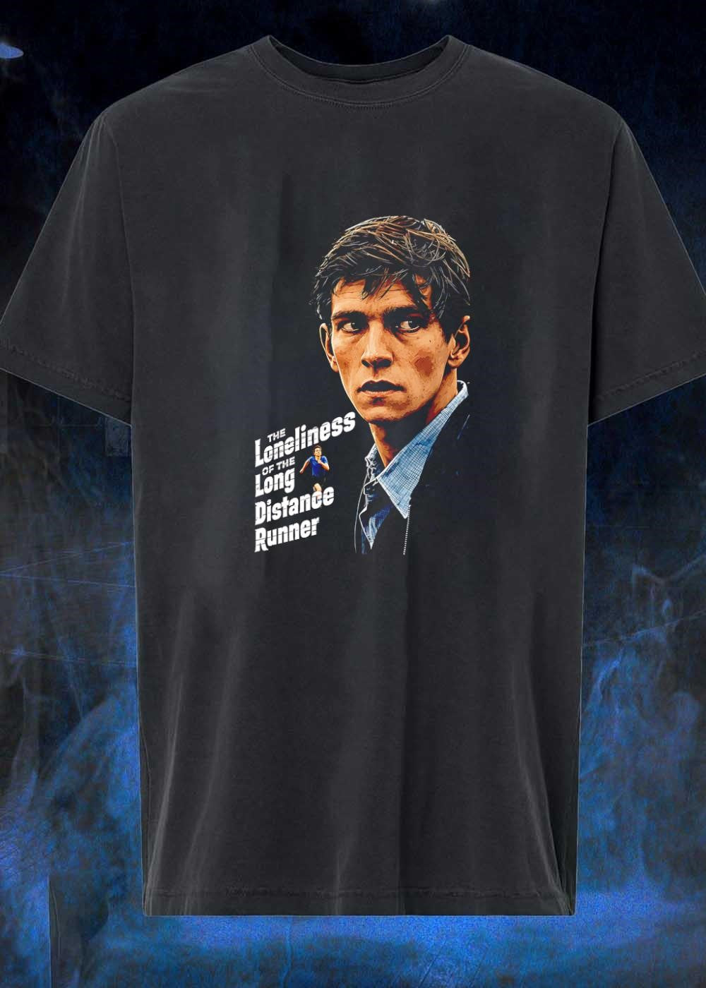 Portrait of a Young Man Running The Loneliness of the Long Distance Runner T-Shirt