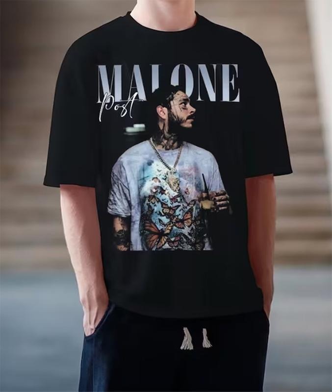 Post Malone Concert Tee, Posty Unisex Graphic Tee, Bootleg Posty Graphic Tee, Posty Concert Shirt, Malone T-Shirt Hoodie,...