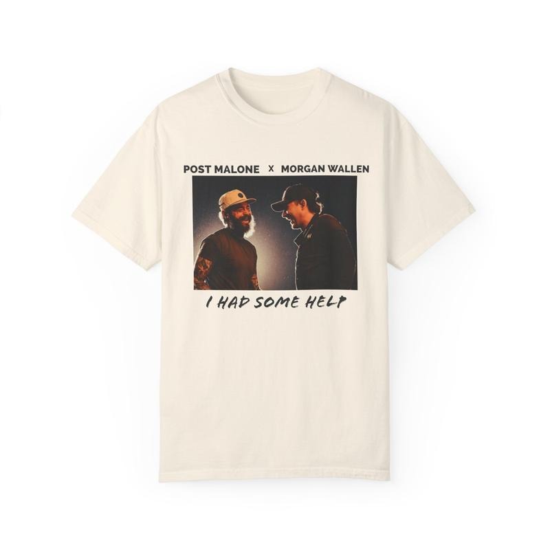 Post Malone x Morgan Wallen T-shirt I Had Some Help Hoodie, Sweatshirt | HypeDripTees.com