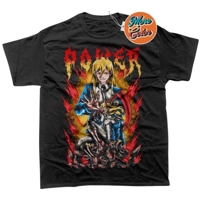 Power Shirt, Chainsaw Man Shirt, Anime Shirts, Cotton Unisex T-shirt, Crew Neck, Size S- 3XL, Menswear Top, Womenswear...