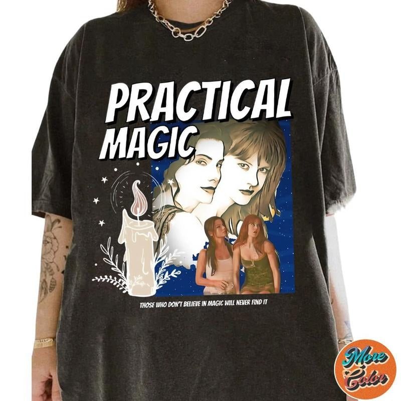 Practical Magic Graphic 90's Shirt, Movie Shirts, Cotton Unisex T-shirt, Crew Neck, Size S- 3XL, Menswear Top, Womenswear...