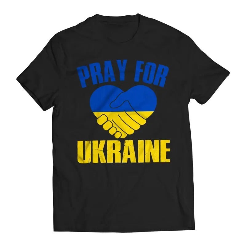 Pray for Ukraine Volodymyr Zelenskyy Ukrainians Support T-Shirt Casual Comfort Hoodie, Sweatshirt | HypeDripTees.com