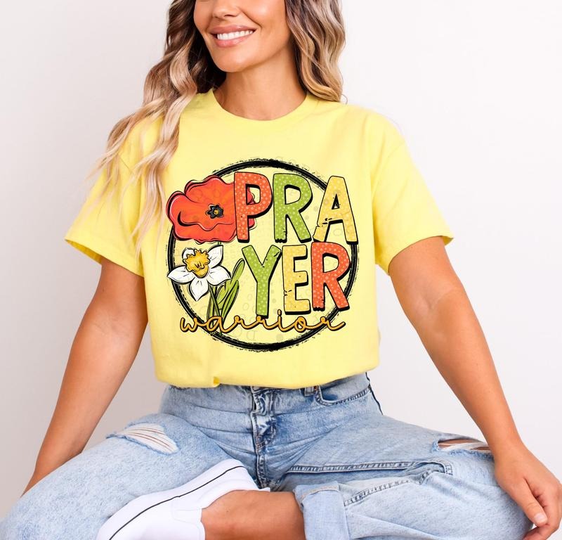 Prayer Warrior DTF Transfers - THIS IS NOT A SHIRT Hoodie, Sweatshirt | HypeDripTees.com