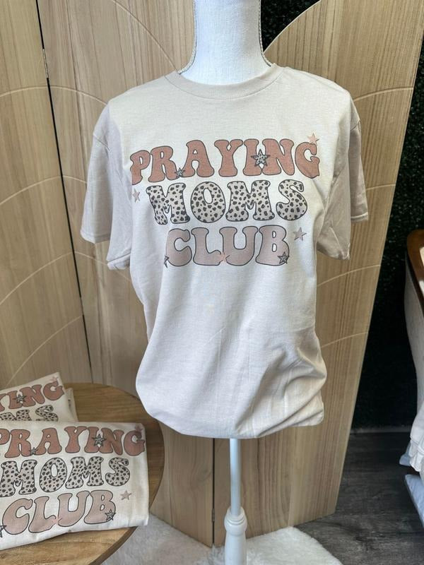 Praying Moms Club - Sweatshirt or Tee - Christian Tee - Women Apparel Hoodie | HypeDripTees.com