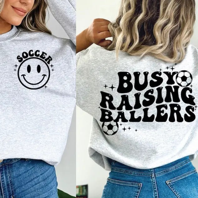 Premium  Busy Raising Ballers , busy raising ballers sweatshirtstyle{n002}2 T-Shirts, Hoodie, Sweatshirt | HypeDripTees.com