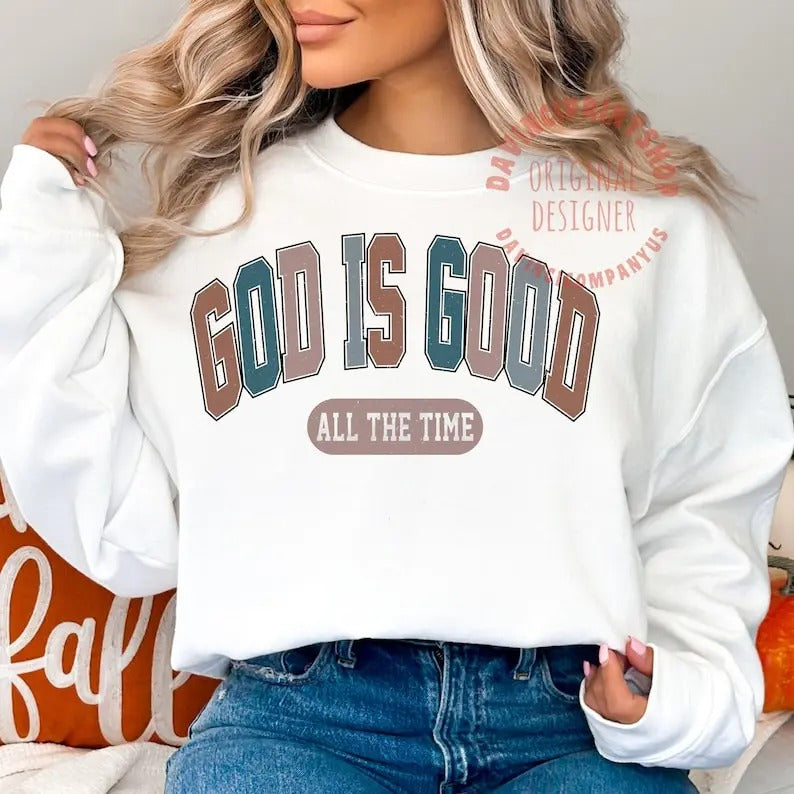 Premium  God Is Good All The Time, Easter, Bible verse, Jesus, Christian Shirt Hoodie, Sweatshirt | HypeDripTees.com