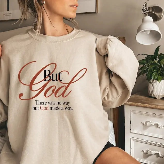 Premium  God Sweatshirt, Christian Shirt For Women, Believer Hoodie, Religion Sweater, Catholic Women Sweatshirt, Christ...