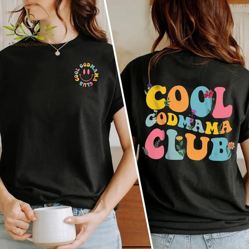 Premium  Godmama Sweatshirt, Cool Godmama Club Shirt, Godmama Gift, Godmother Gift, God Mother Proposal, Godmom Gift,...