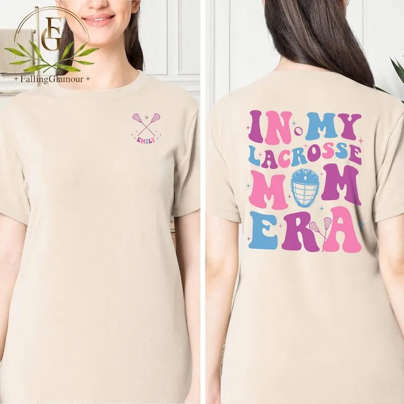 Premium  In My Lacrosse Mom Era Sweatshirt, Mom Era Sweater, Lacrosse Mom Sweatshirt, Goalkeeper Mom Sweater, Game Day...