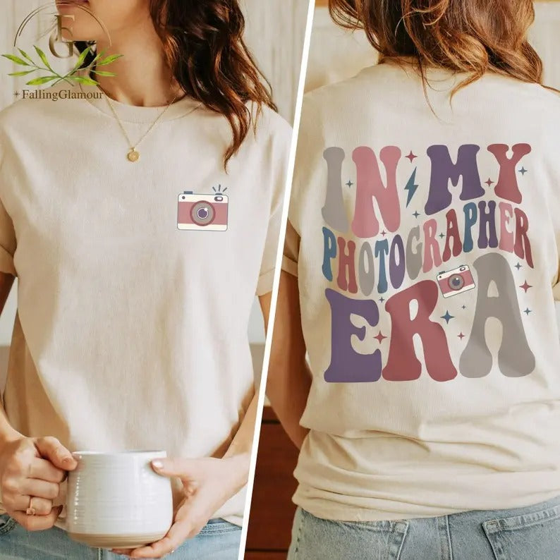 Premium  In My Photographer Era Shirt Hoodie, Sweatshirt | HypeDripTees.com
