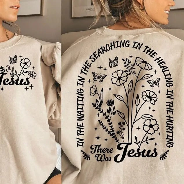 Premium  Jesus Wildflowers  Jesus quote  Bible Verse , Christian design  Religious Easter Jesus Shirt designs Front and...