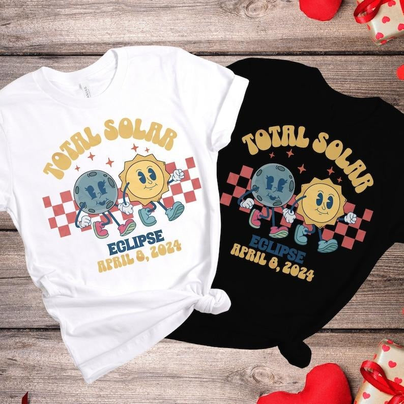 Premium  Total Solar Eclipse Funny Shirt April 8 2024, Matching Family Vacation Solar Eclipse Shirts, Solar Eclipse...