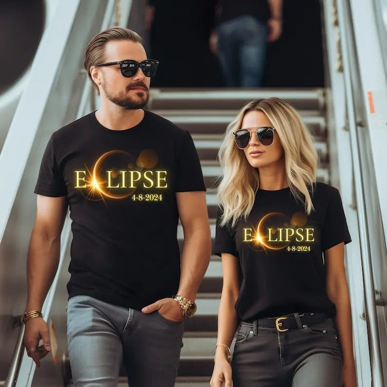 Premium  Total Solar Eclipse Twice In A Lifetime 2024 Shirt April 8 2024 USA Map Path of Totality Tee Spring America...