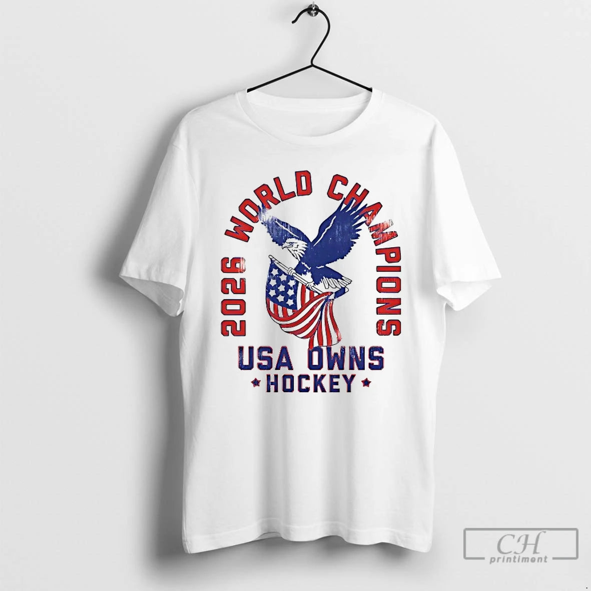 Premium 2026 World Champions Usa Owns Hockey T-Shirts, Hoodie, Sweatshirt | HypeDripTees.com