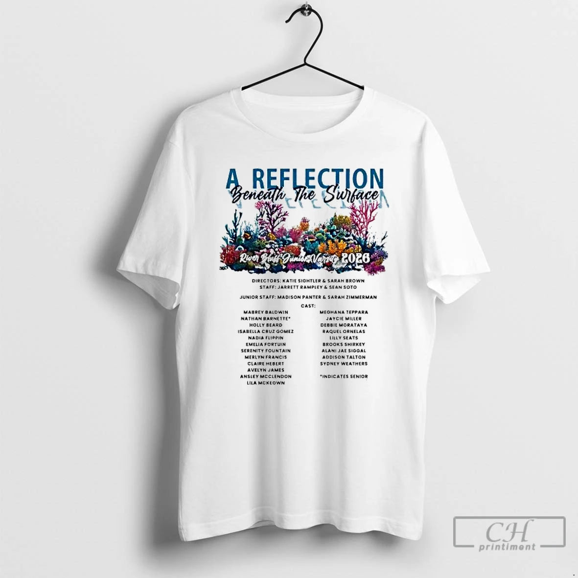 Premium A Reflection Beneath The Surface River Bluff Winter Guard 2026 T-Shirts, Hoodie, Sweatshirt | HypeDripTees.com