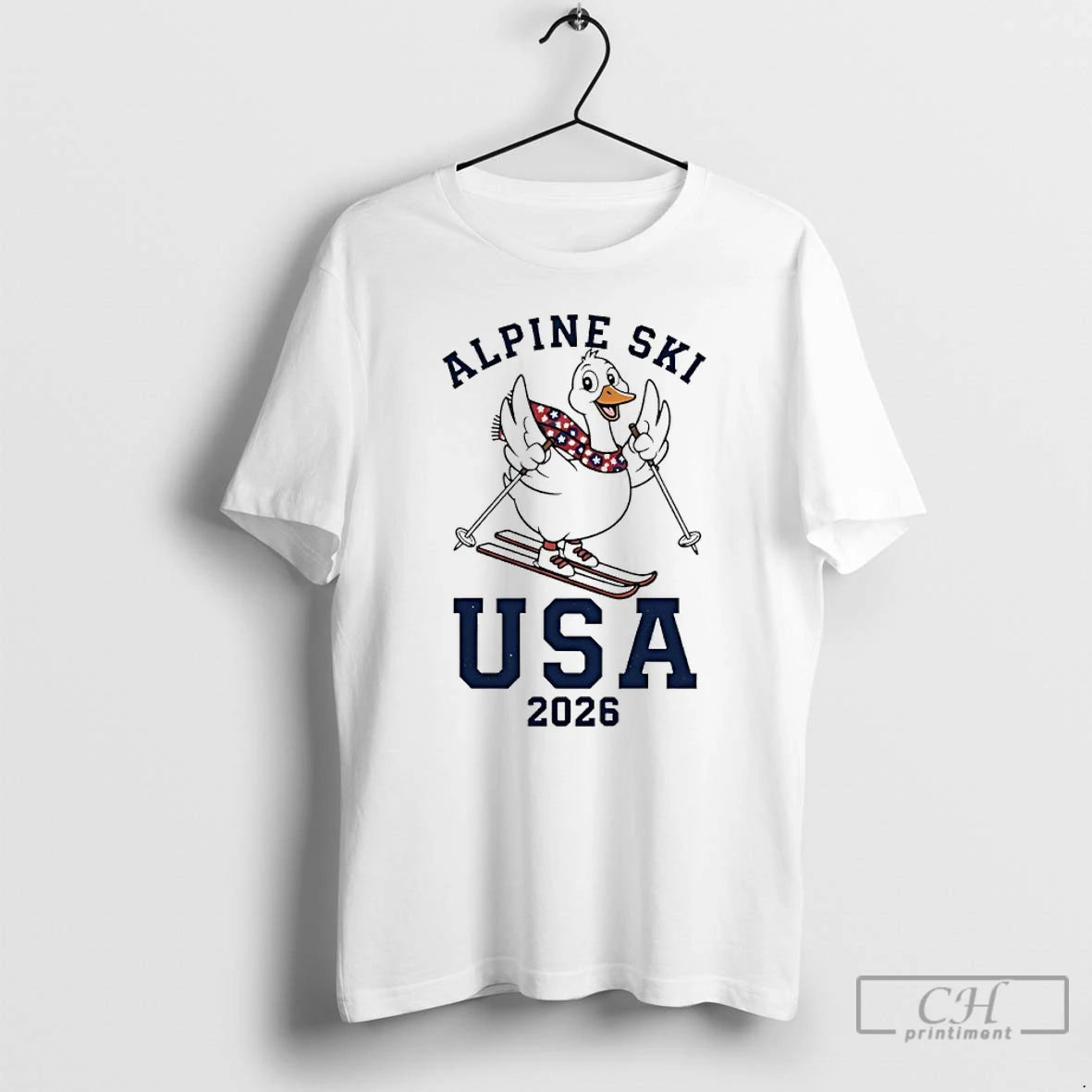 Premium Alpine Ski Usa 2026 Goose T-Shirts, Hoodie, Sweatshirt | HypeDripTees.com