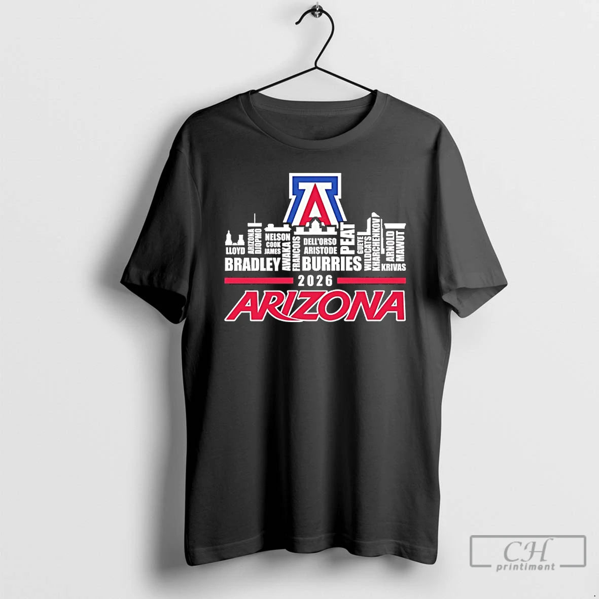 Premium Arizona Wildcats 2026 Logo City Names T-Shirts, Hoodie, Sweatshirt | HypeDripTees.com