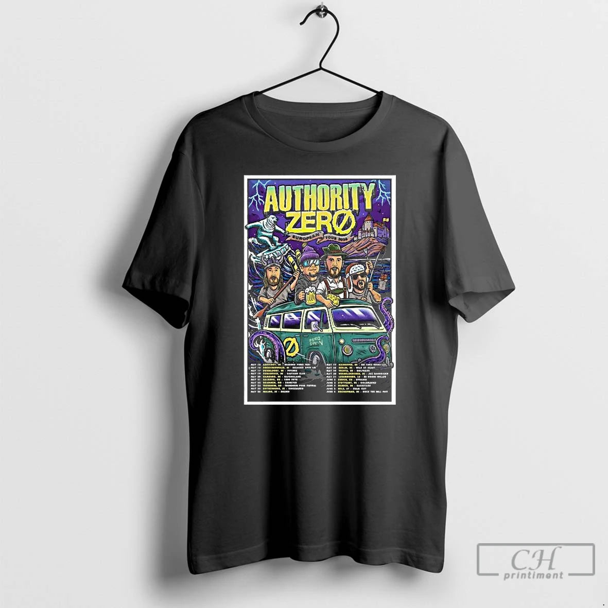 Premium Authority Zero Eu 2026 Tour T-Shirts, Hoodie, Sweatshirt | HypeDripTees.com