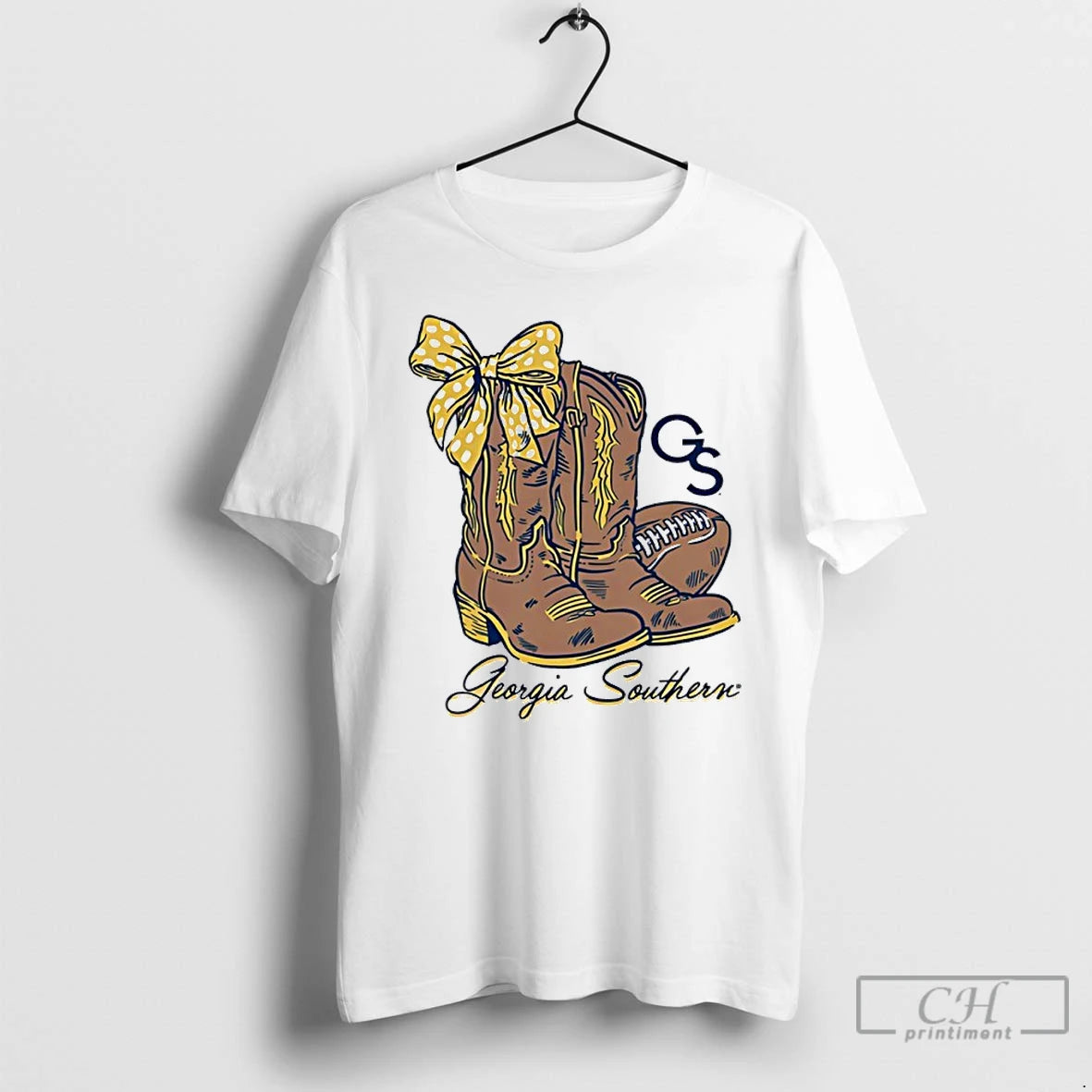 Premium Bow Boots And Ball Georgia Southern T-Shirts, Hoodie, Sweatshirt | HypeDripTees.com