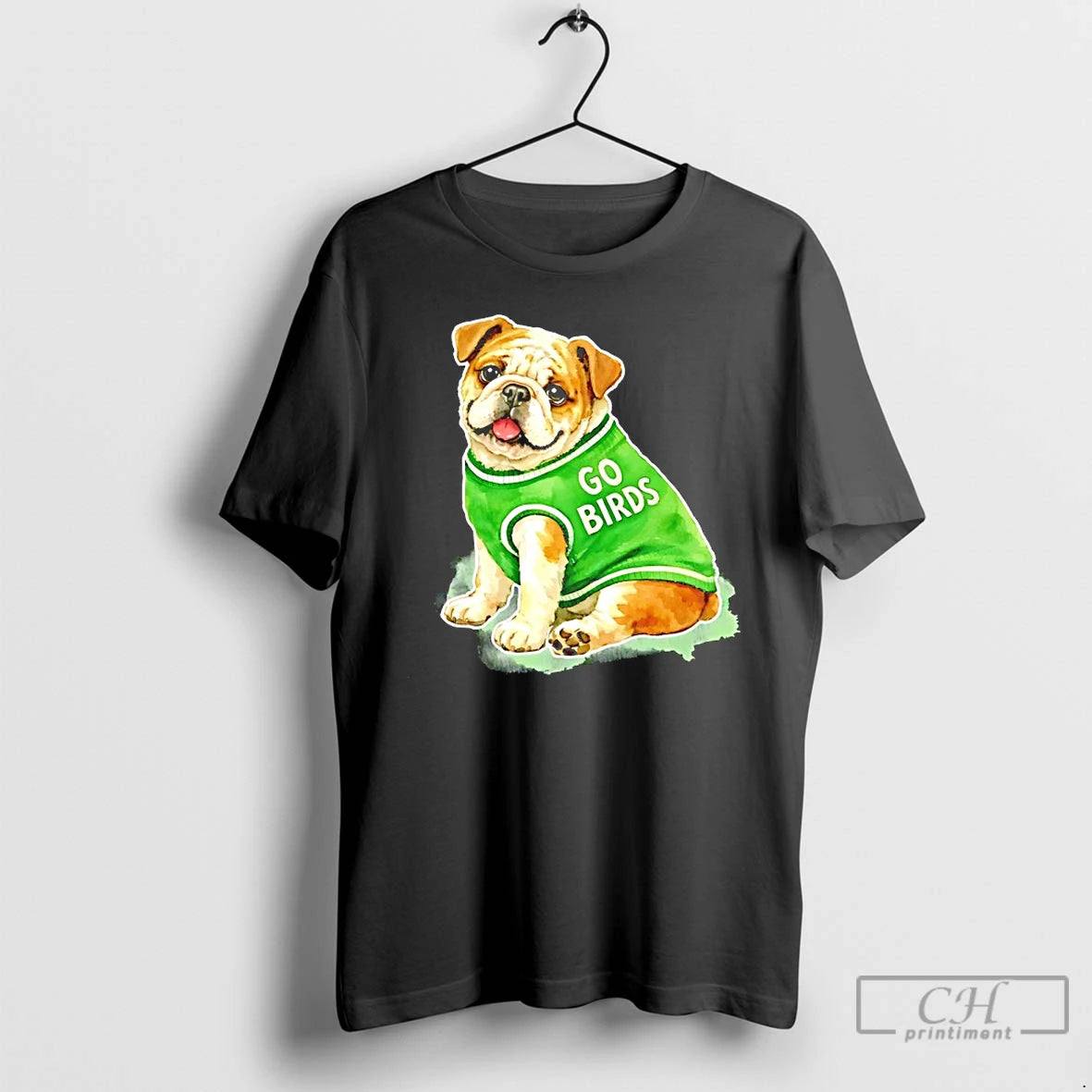 Premium Briish Bulldog Go Birds T-Shirts, Hoodie, Sweatshirt | HypeDripTees.com