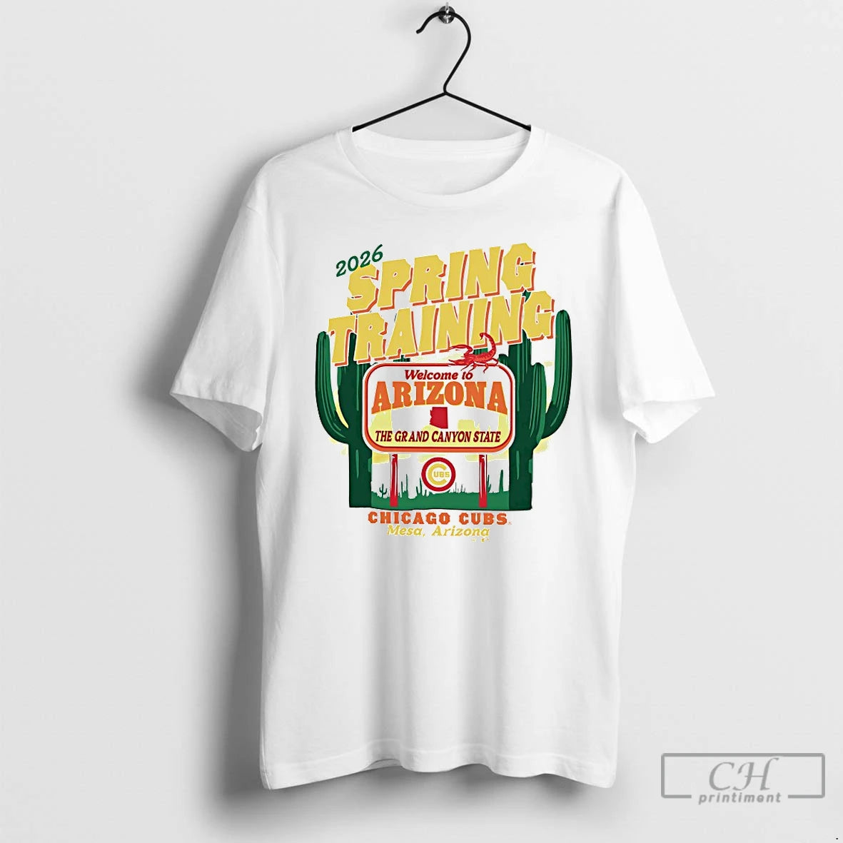 Premium Chicago Cubs 2026 Spring Training Welcome To Arizona The Grand Canyon State T Shirts Hoodie, Sweatshirt
