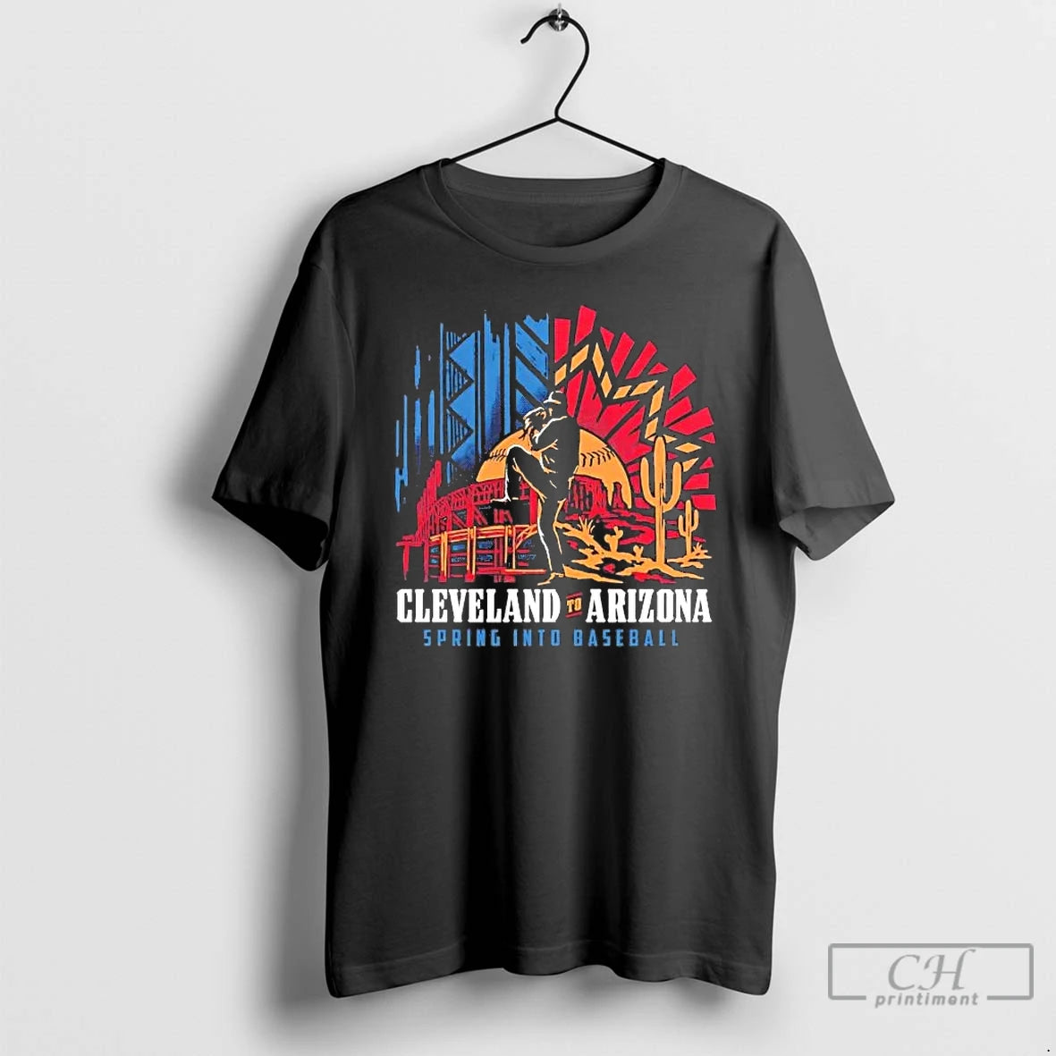 Premium Cleveland Guardians To Arizona Spring Into Baseball T-Shirts, Hoodie, Sweatshirt | HypeDripTees.com