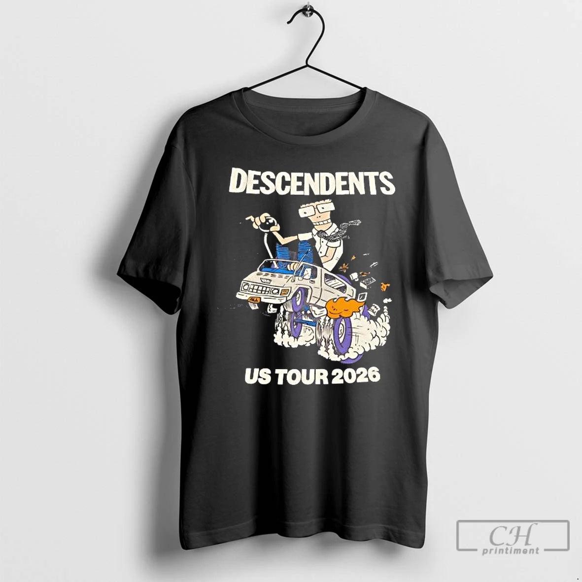 Premium Descendents Us Tour 2026 Cartoon T-Shirts, Hoodie, Sweatshirt | HypeDripTees.com