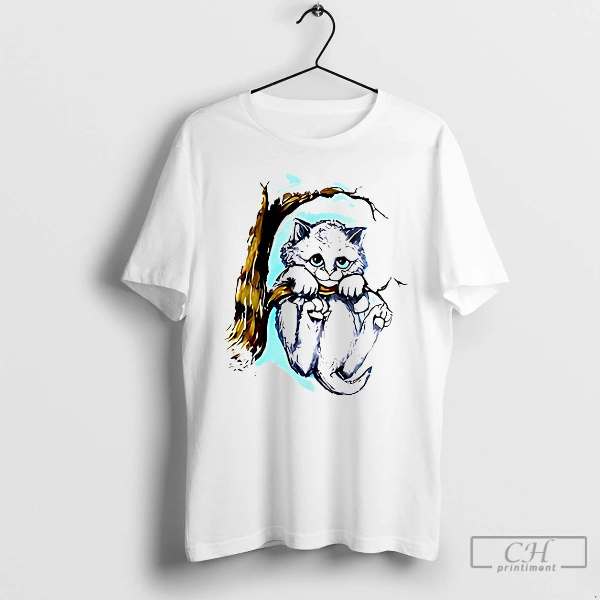Premium Distressed Snow Cat Vintage T-Shirts, Hoodie, Sweatshirt | HypeDripTees.com