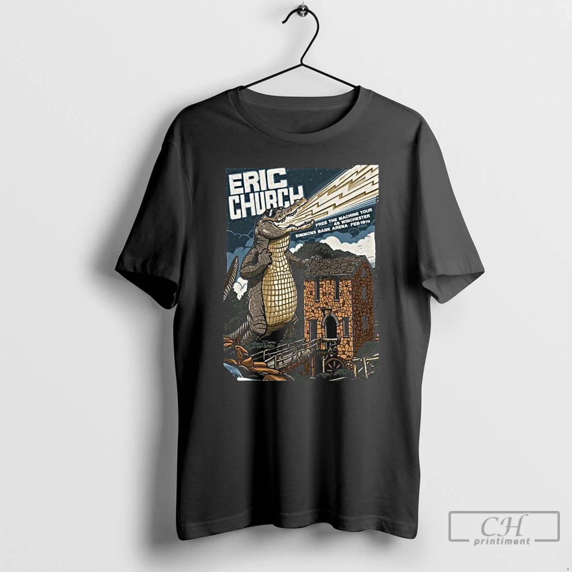 Premium Eri Churck Simmons Bank Arena Feb 19 2026 T-Shirts, Hoodie, Sweatshirt | HypeDripTees.com