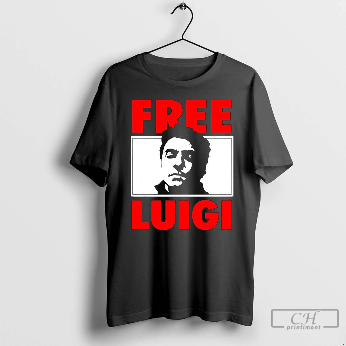 Premium Free Luigi Mangione Mugshot Retro T-Shirts, Hoodie, Sweatshirt | HypeDripTees.com