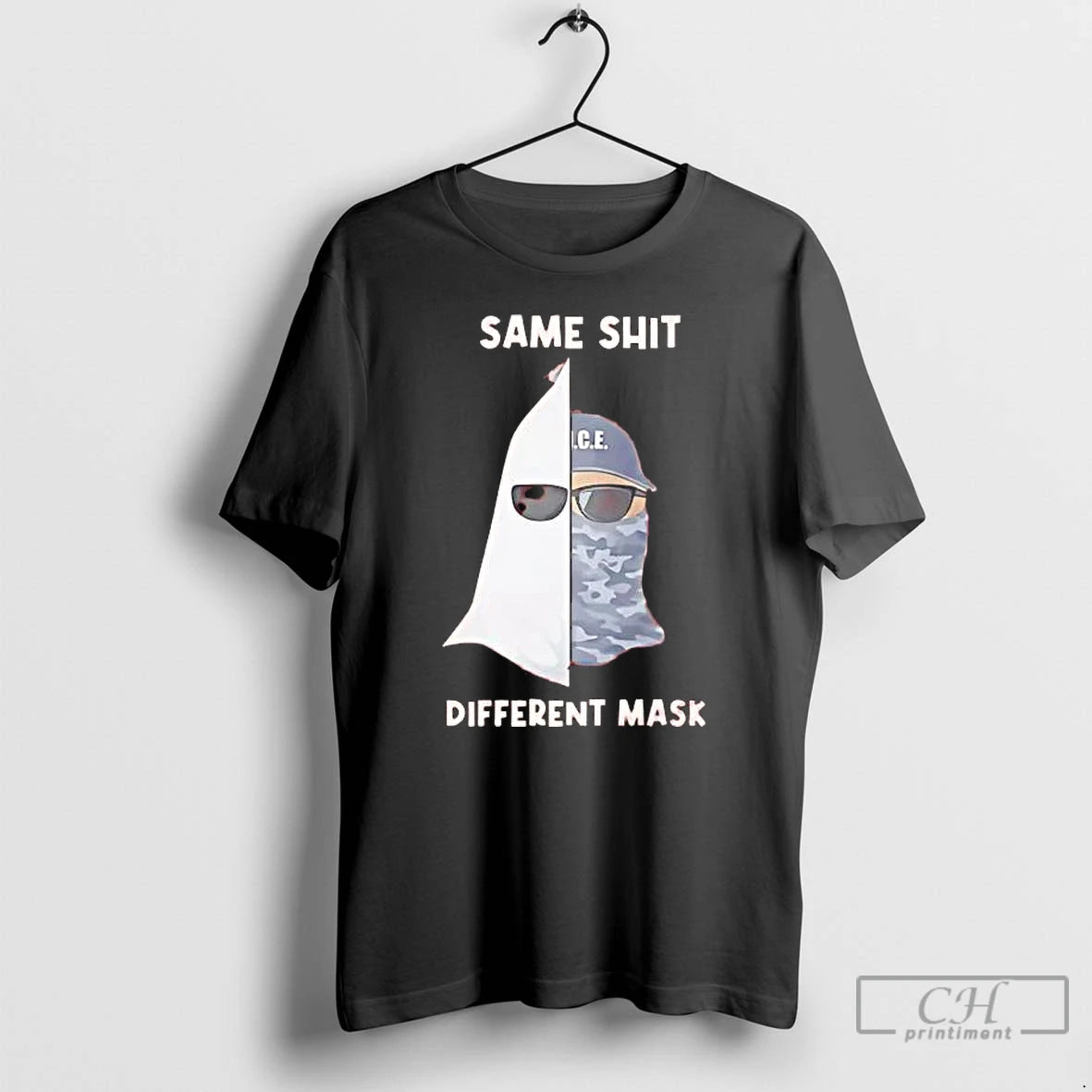 Premium Ghost And Ice Same Shit Different Mask T-Shirts, Hoodie, Sweatshirt | HypeDripTees.com