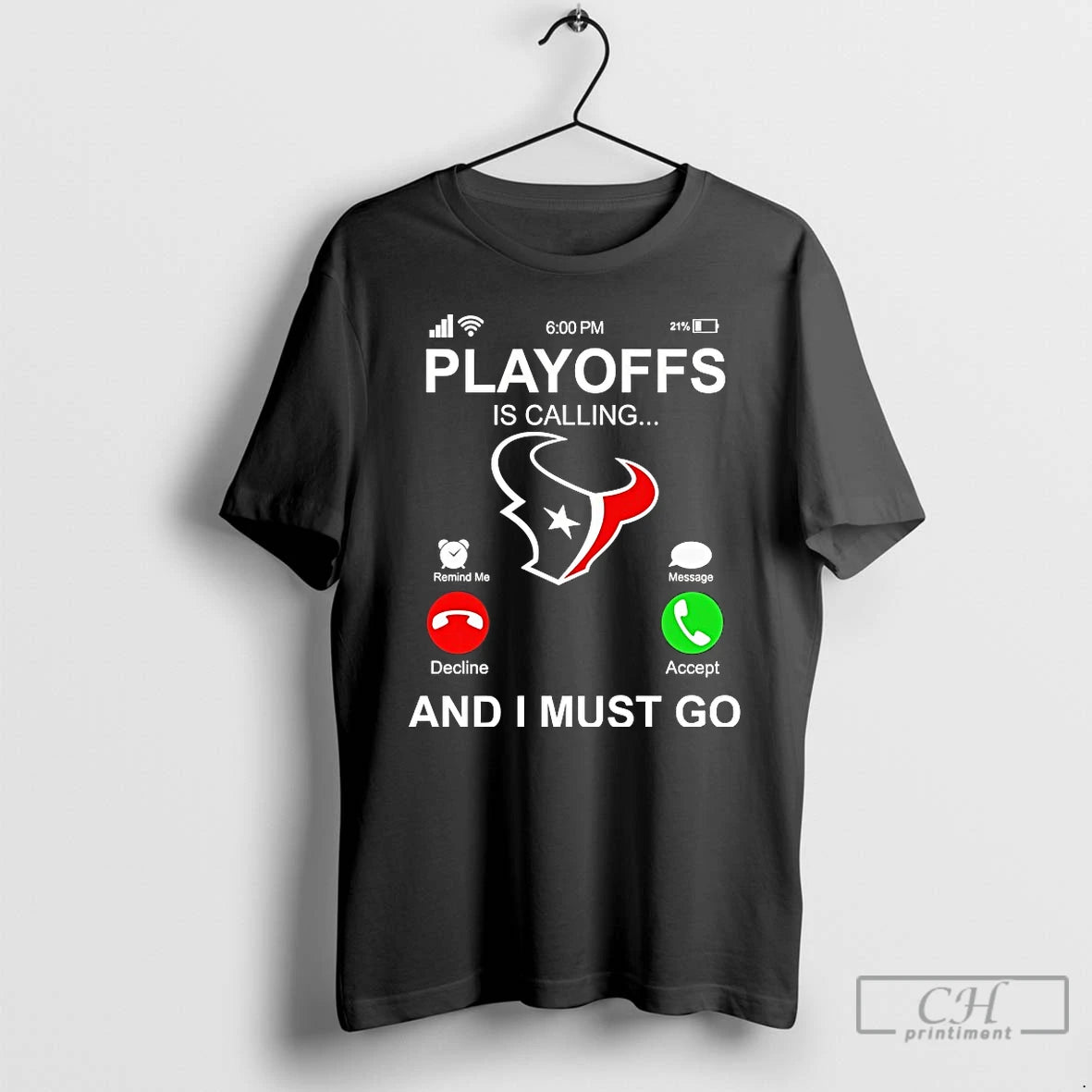 Premium Houston Texans Playoffs Is Calling And I Must Go T-Shirts, Hoodie, Sweatshirt | HypeDripTees.com
