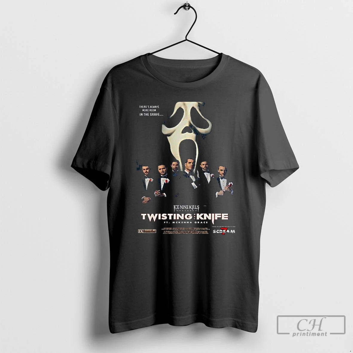 Premium Ice Nine Kills X Ghost Face Scream 7 Nightmare On The Knife Part One T-Shirts, Hoodie, Sweatshirt | HypeDripTees.com