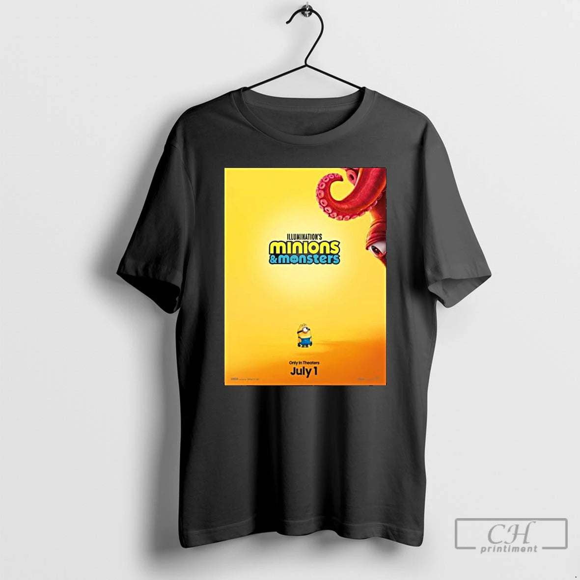 Premium Illuminations Minions And Monsters Only In Theaters July 1 2026 T-Shirts, Hoodie, Sweatshirt | HypeDripTees.com