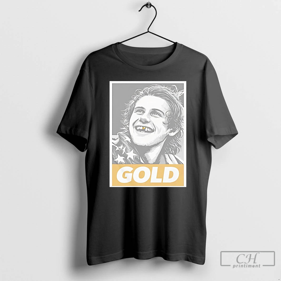 Premium Jack Hughes Olympic Legend Golden Toothless Graphic T-Shirts, Hoodie, Sweatshirt | HypeDripTees.com