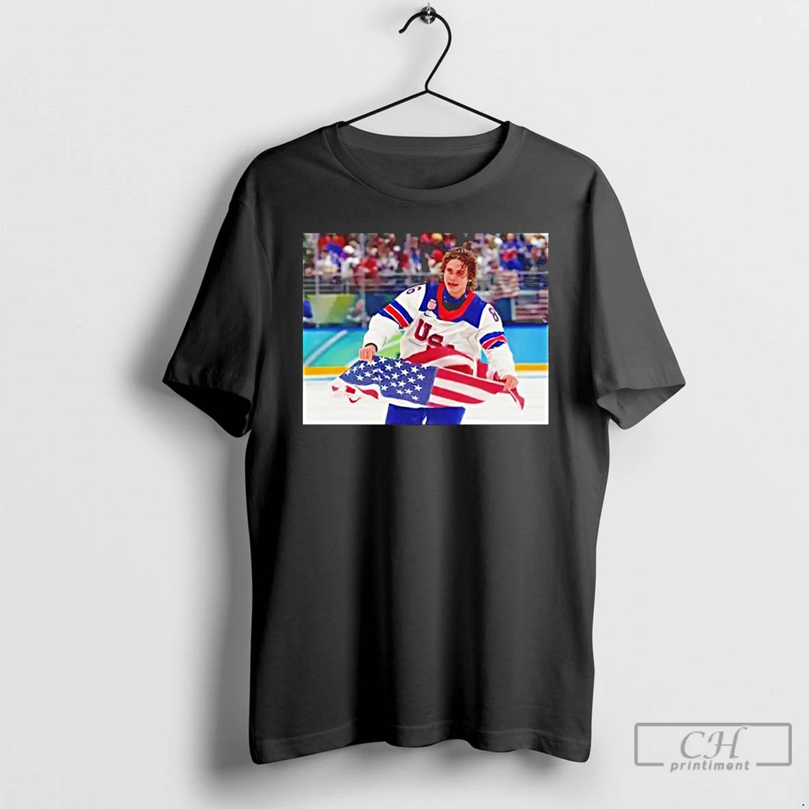 Premium Jack Hughes Usa Hockey Gold Photo 2026 T-Shirts, Hoodie, Sweatshirt | HypeDripTees.com
