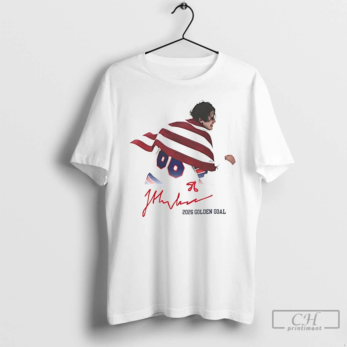 Premium Jack Hughes Usa Hockey Golden Goal 2026 Hockey Signature T-Shirts, Hoodie, Sweatshirt | HypeDripTees.com