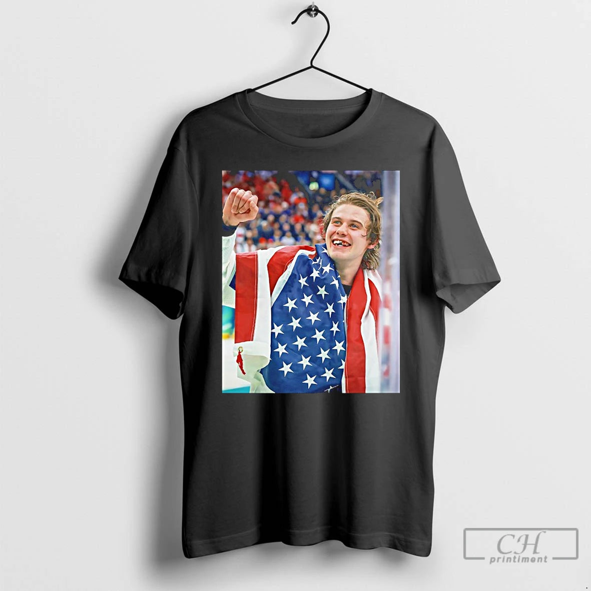 Premium Jack Hughes Usa Hockey World Champs 2026 T-Shirts, Hoodie, Sweatshirt | HypeDripTees.com