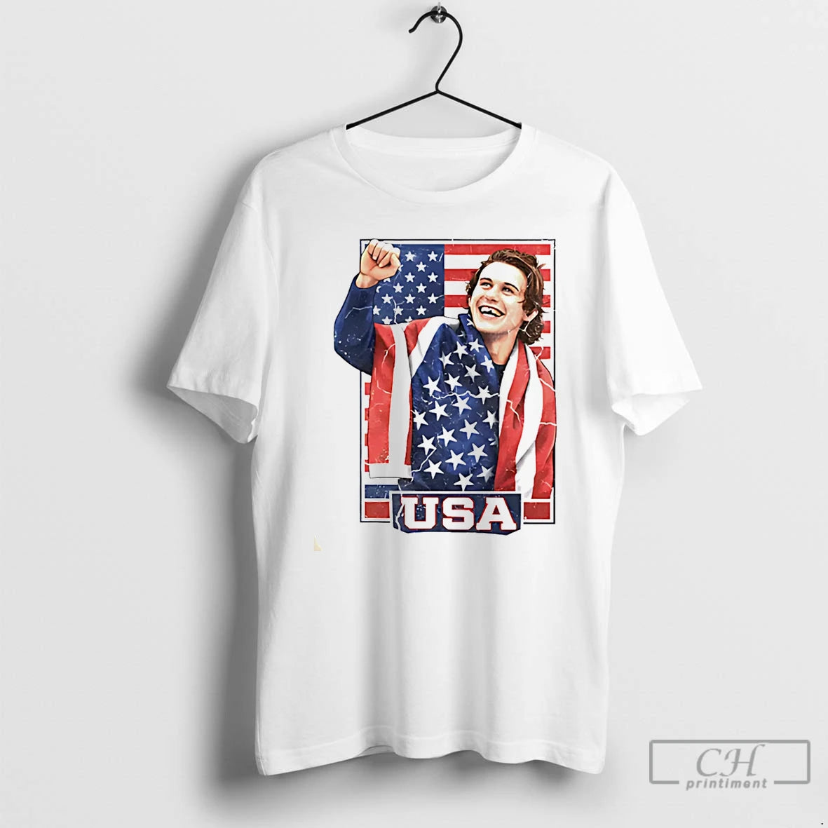 Premium Jack Hughes Usa Gold Hockey Teet T-Shirts, Hoodie, Sweatshirt | HypeDripTees.com
