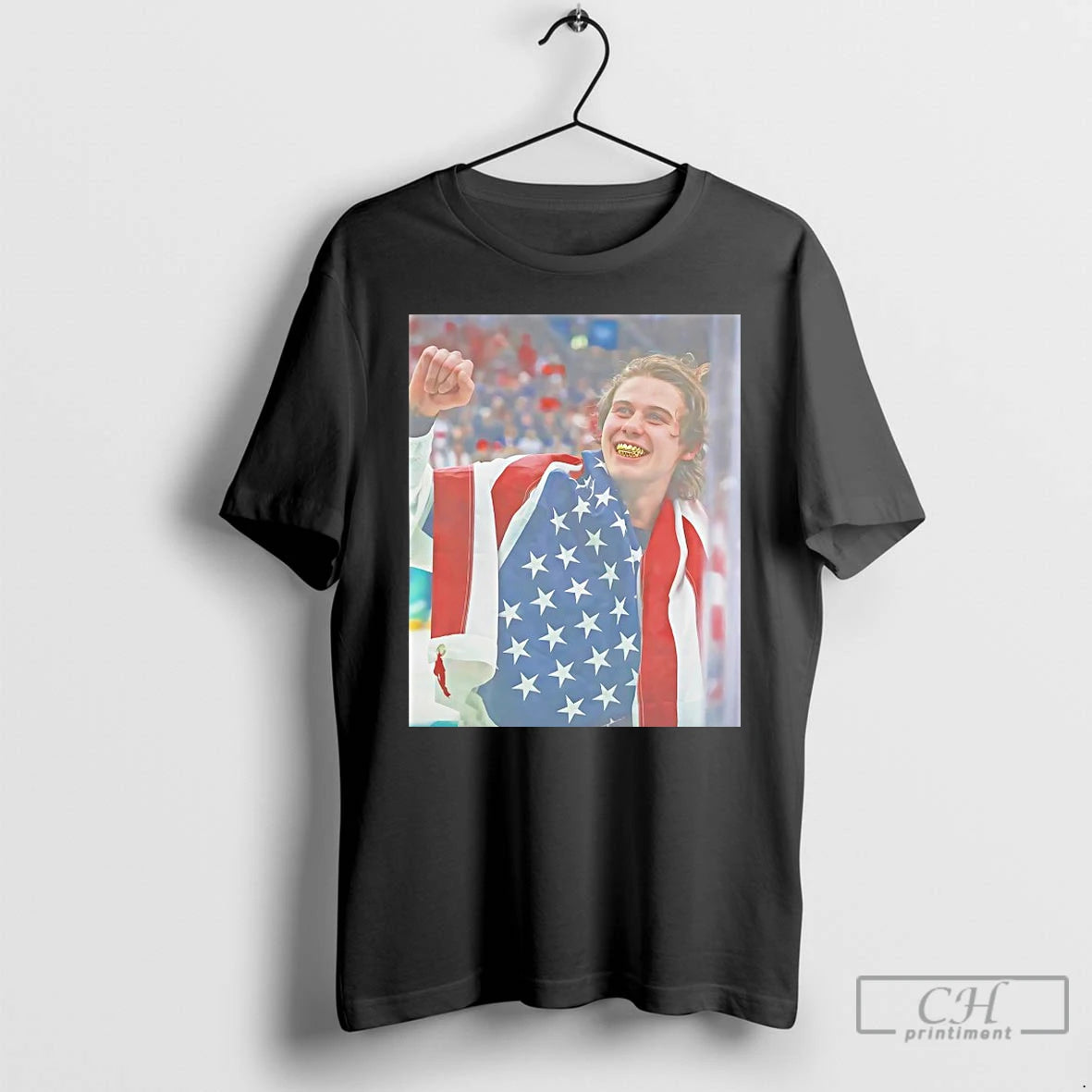 Premium Jack Hughes Golden Teeth T-Shirts, Hoodie, Sweatshirt | HypeDripTees.com