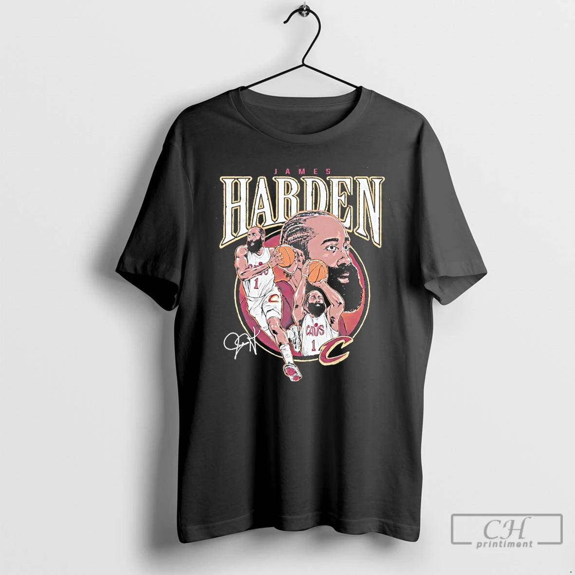 Premium James Harden Cleveland Cavaliers Basketball Player Signature T-Shirts, Hoodie, Sweatshirt | HypeDripTees.com