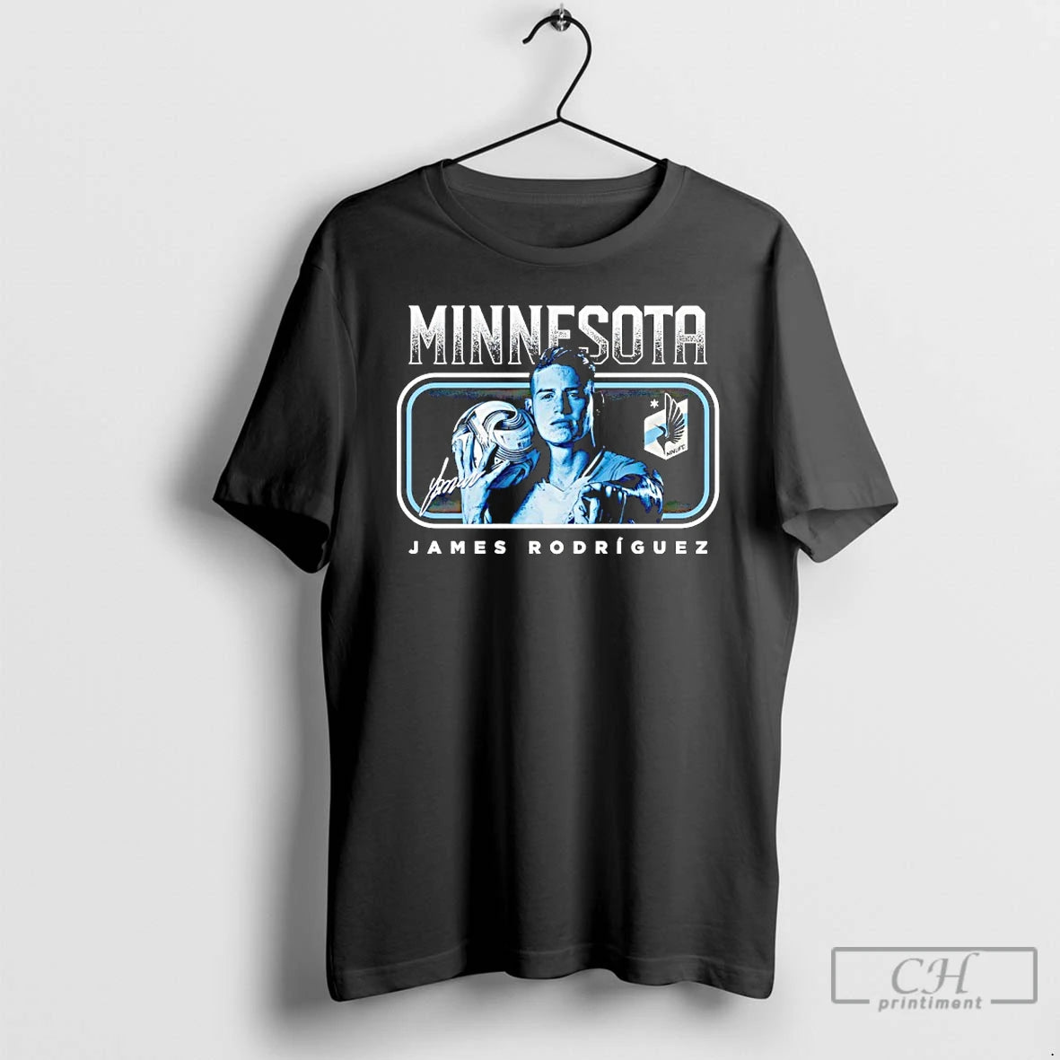 Premium James Rodriguez Minnesota United Cover Signature Vintage T-Shirts, Hoodie, Sweatshirt | HypeDripTees.com