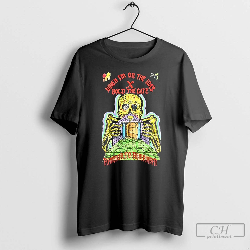 Premium Kanye West Wearing When Im On The Way Hold The Gate T Shirts Sweater