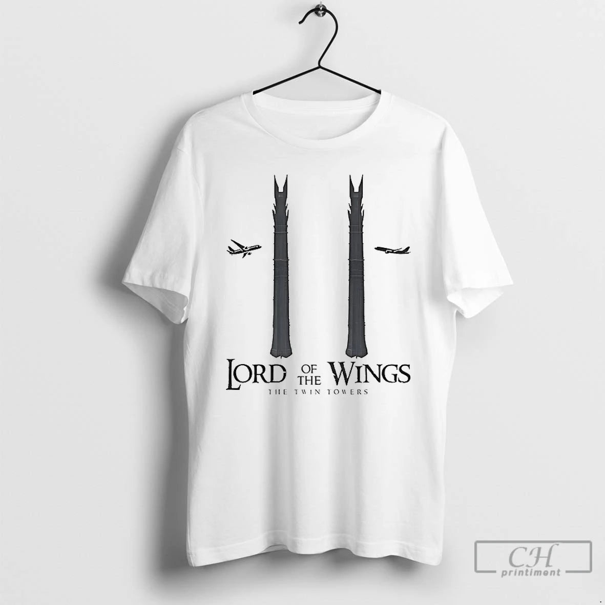 Premium Lord Of The Wings The Twin Towers T-Shirts, Hoodie, Sweatshirt | HypeDripTees.com