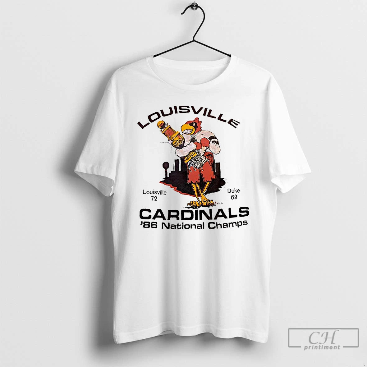 Premium Louisville Cardinals 86 National Champs Louisville 72 Duke 69 T-Shirts, Hoodie, Sweatshirt | HypeDripTees.com