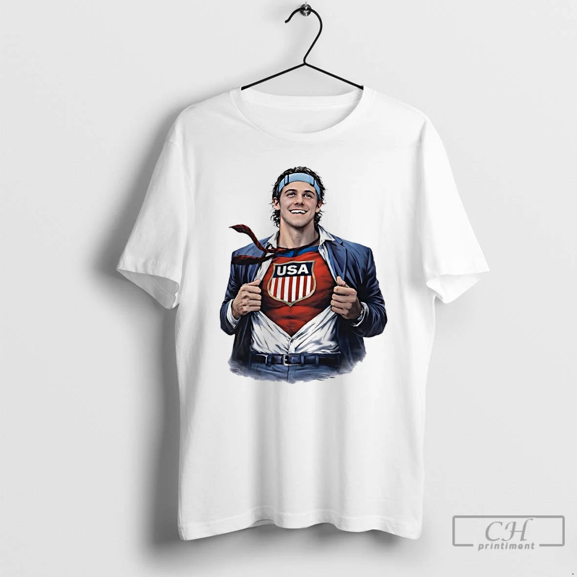 Premium Mens Hockey Usa Golden Goal 2026 Jack Hughes Super Man Parody T Shirts Sweater Hoodie, Sweatshirt | HypeDripTees.com